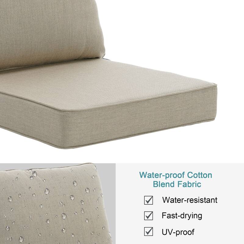 Sunbrella Indoor Outdoor Chair Cushion and Pillow