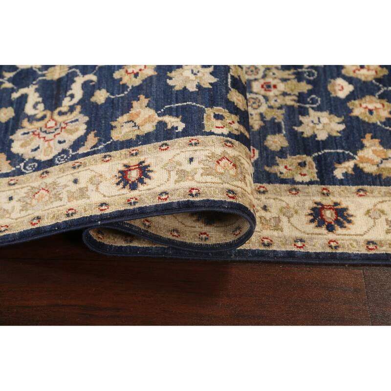 Vegetable Dye Peshawar Chobi Oriental Runner Rug Hand-knotted Carpet - 2'8" x 9'11"