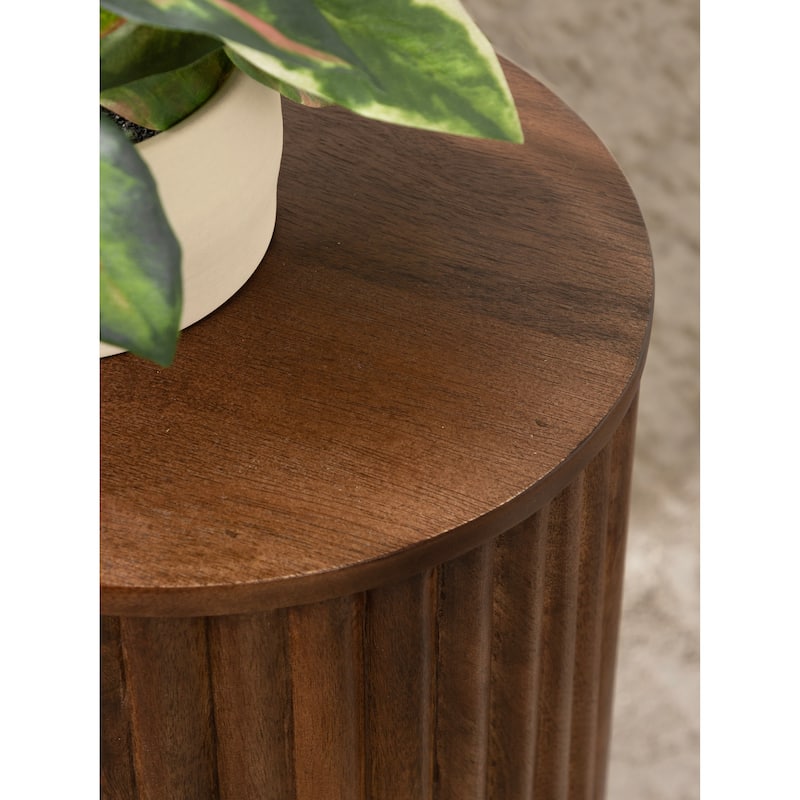 Kate and Laurel Reid Wood Drink Table