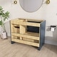 preview thumbnail 5 of 4, Solid Wood 42" Single Bathroom Vanity Base Only