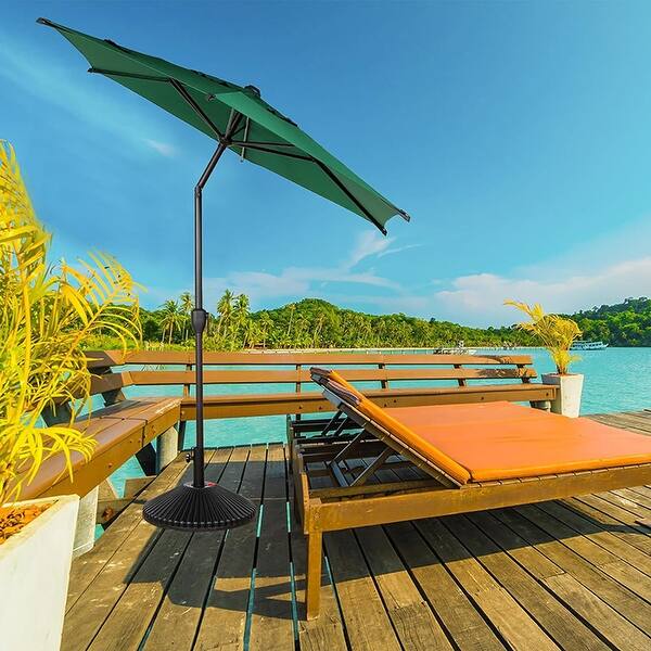 canopy patio umbrella Bonosuki 7.5-foot Waterproof Sunshade Canopy Patio Umbrella - On Sale - Bed  Bath & Beyond