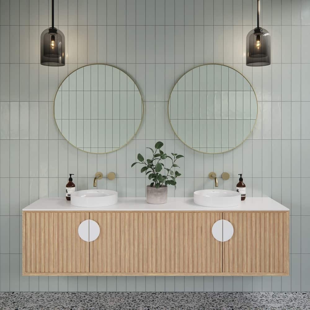 Glass Warehouse SF-R-28 Leia 28" Diameter Contemporary Circular Framed