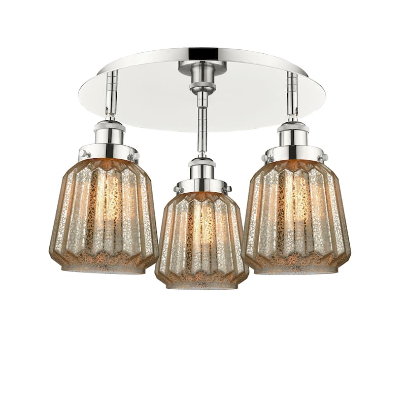 Innovations Lighting Chatham - 3 Light 18" Flush Mount