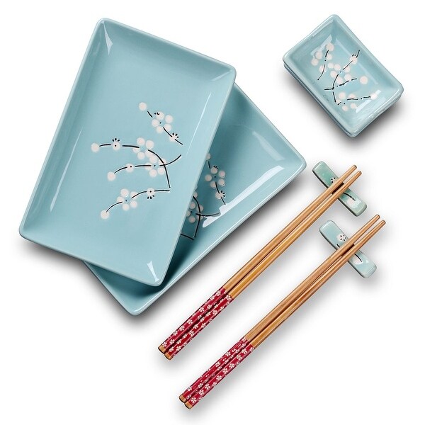 Panbado Sakura 8-Piece Sushi Set Japanese Style, Serving for 2
