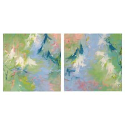 Wisp I & II by Elisa Sheehan Canvas Art Prints