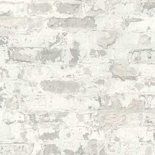Galerie Wallcoverings Bricks and More Collection Industrial Chic Brick Matte Finish Vinyl on Non-woven Wallpaper Roll