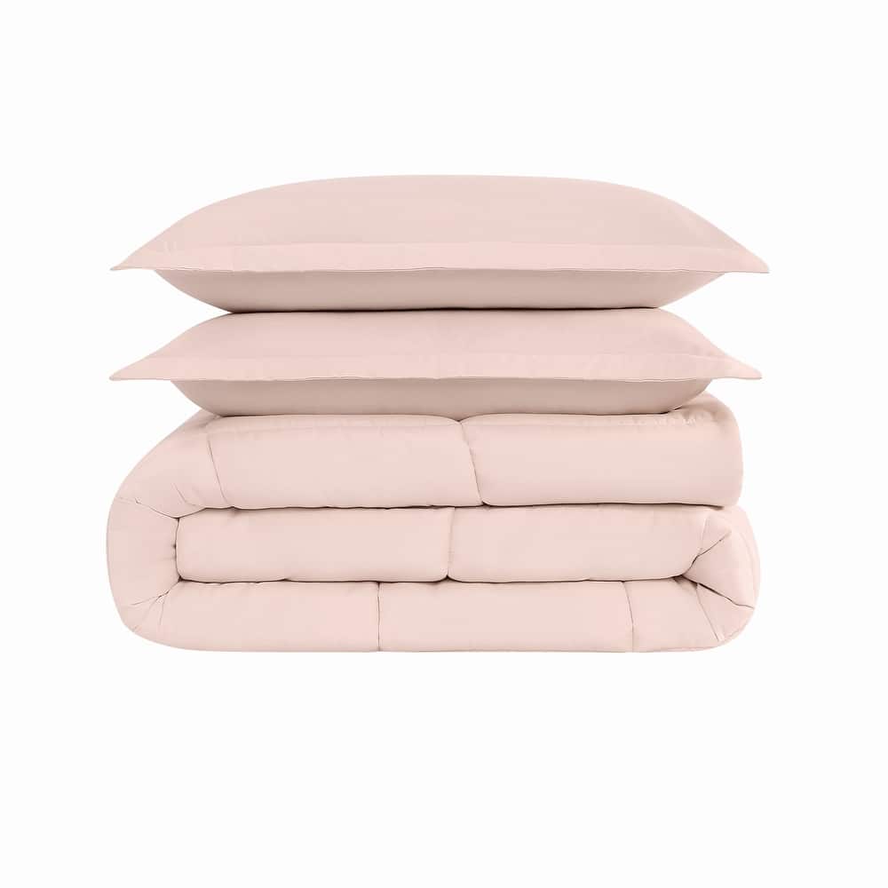 Cannon Heritage Solid 3 Piece Down Alternative Comforter Set