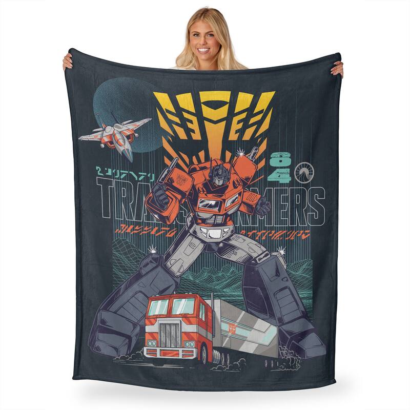 Hasbro Transformers Silk Touch Throw Blanket