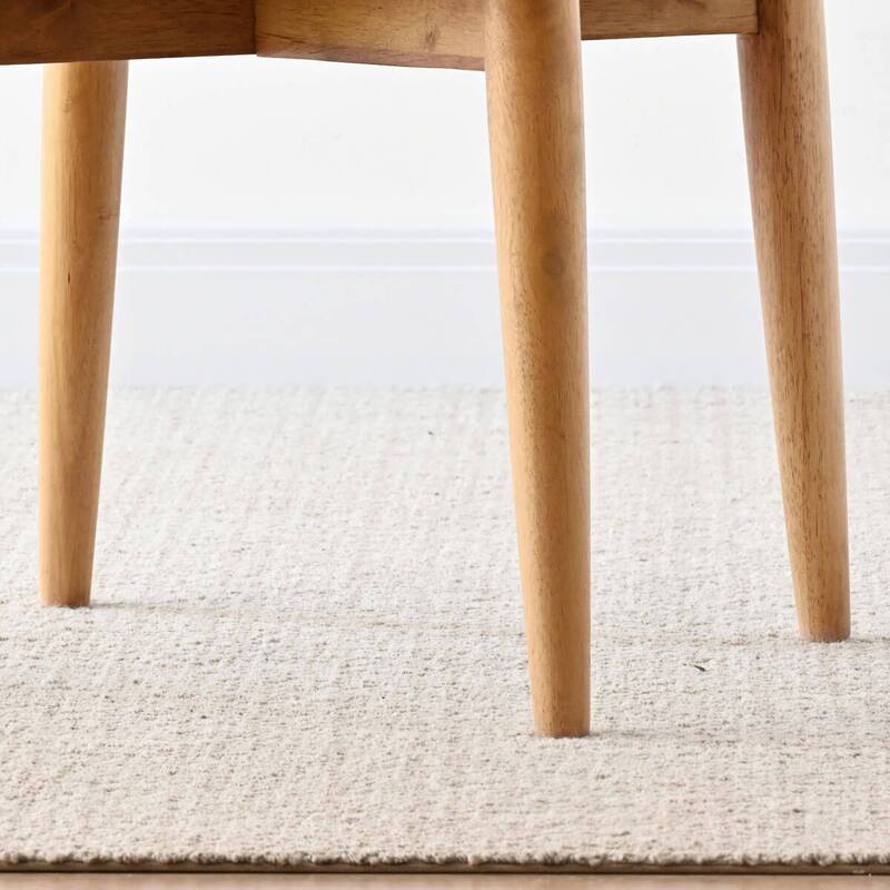 Upholstered Barrel Dining Chair With Solid Wood Legs (Set of 2)