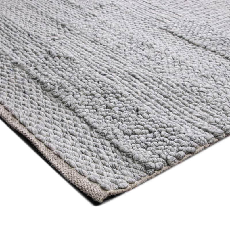Wyndenhall Holley 6 x 9 Area Rug Contemporary in Fog - 6 ft x 9 ft 72"d x 108"w x 0.6" h
