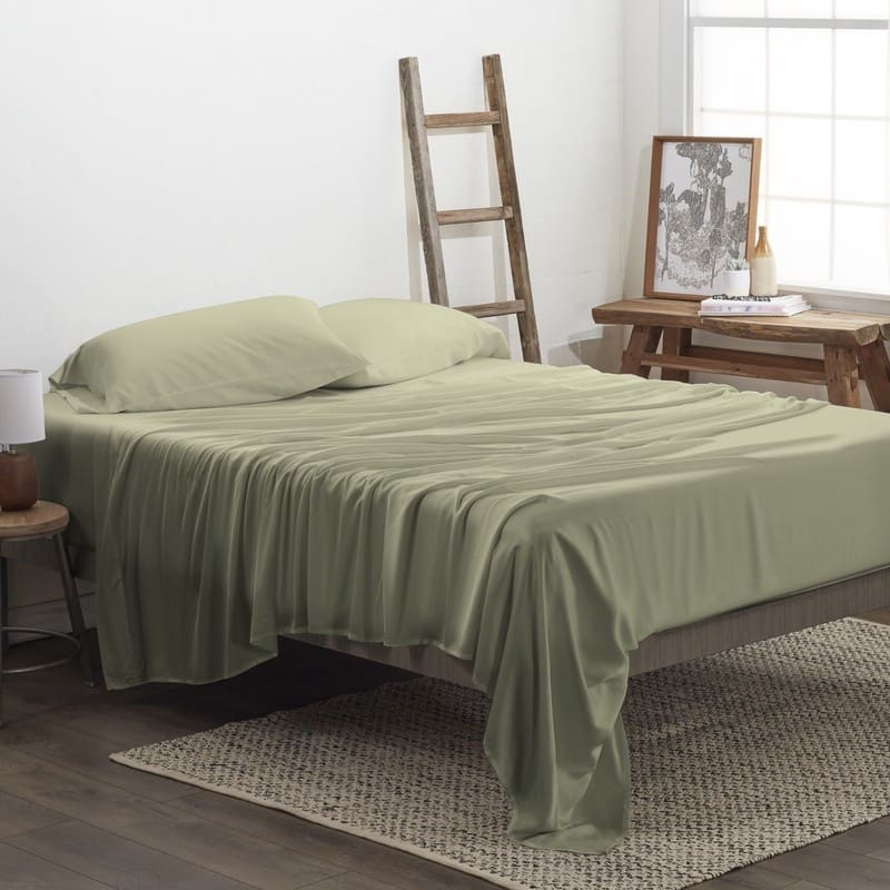 Simply Soft Premium Rayon from Bamboo 4-piece Luxury Bed Sheet Set
