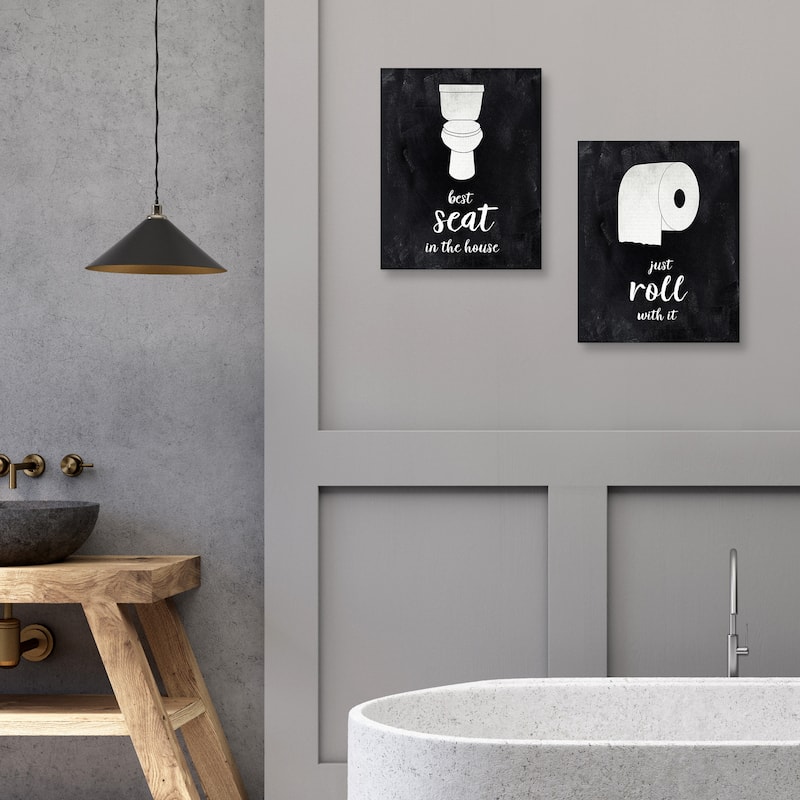 Best Seat & Roll by CAD Designs Set of 2 Canvas Art Prints