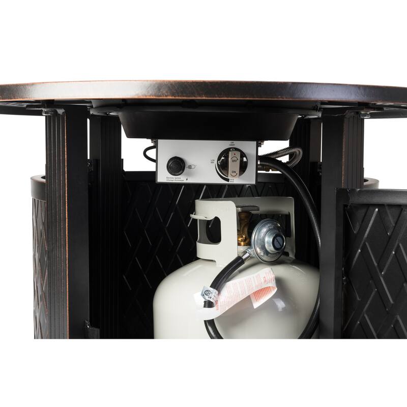 Wagner Round Aluminum Fire Pit - N/A