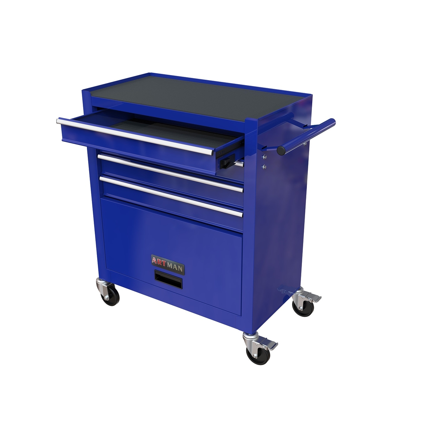 4 drawer tool store chest on wheels