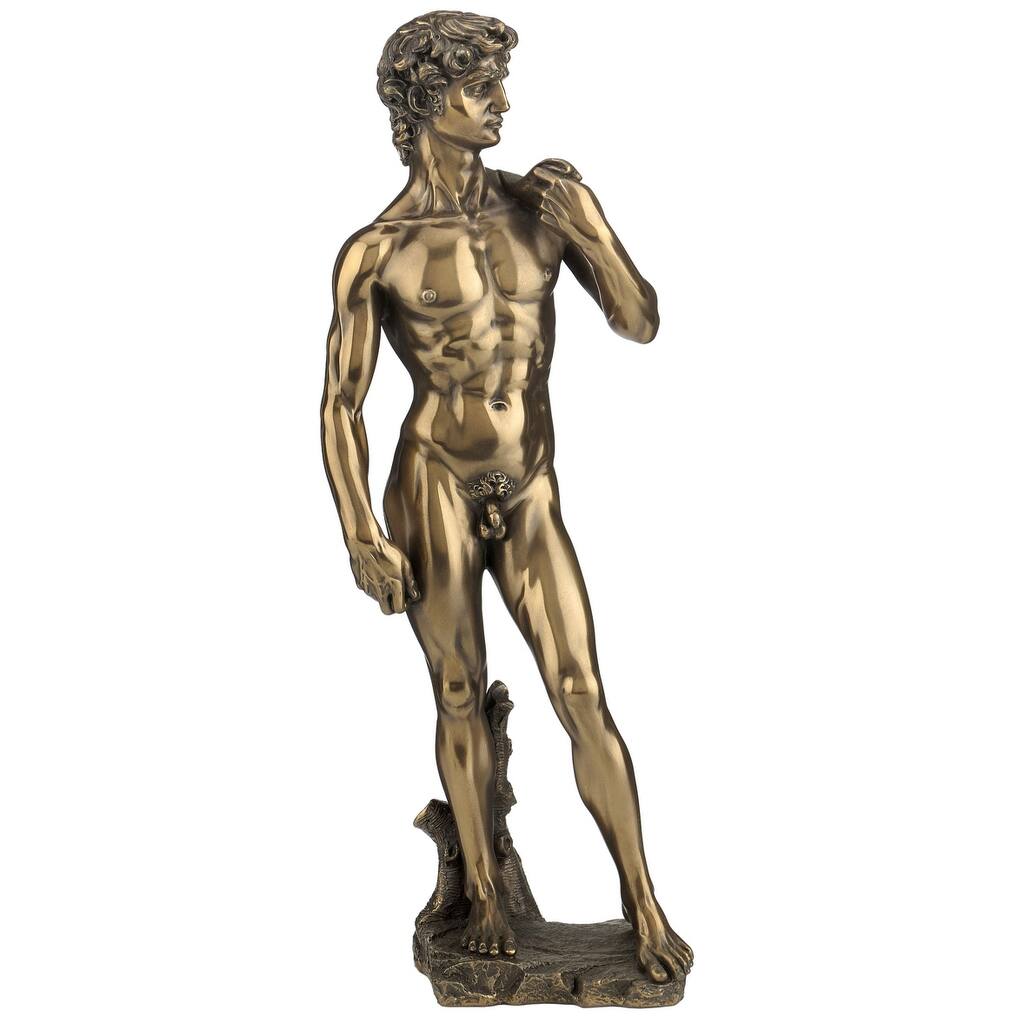 Veronese Design 3.9 H Xmas Tree Ornaments (7435, 36,37,38A1) Cold Cast Bronze