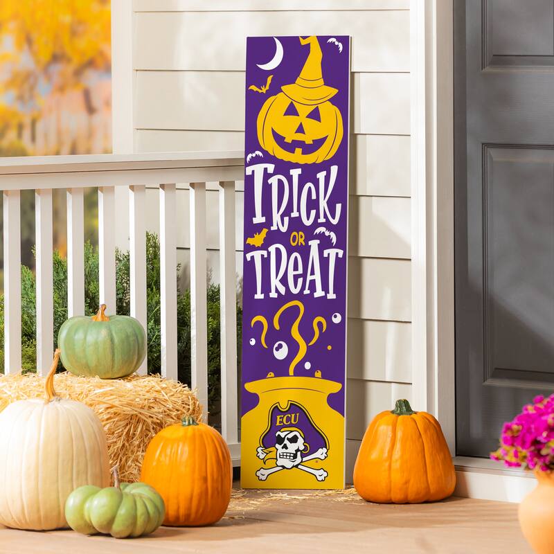 47" Double Sided Seasonal Porch Leaner, East Carolina University - 47" x 11.25"