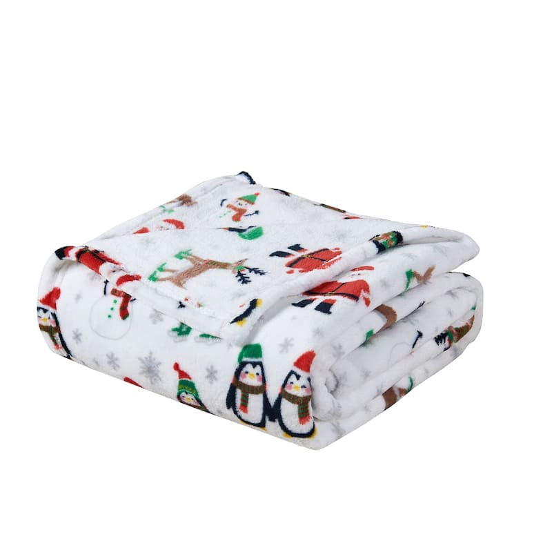 Christmas Flannel Fleece Throw Blanket 50"x60"