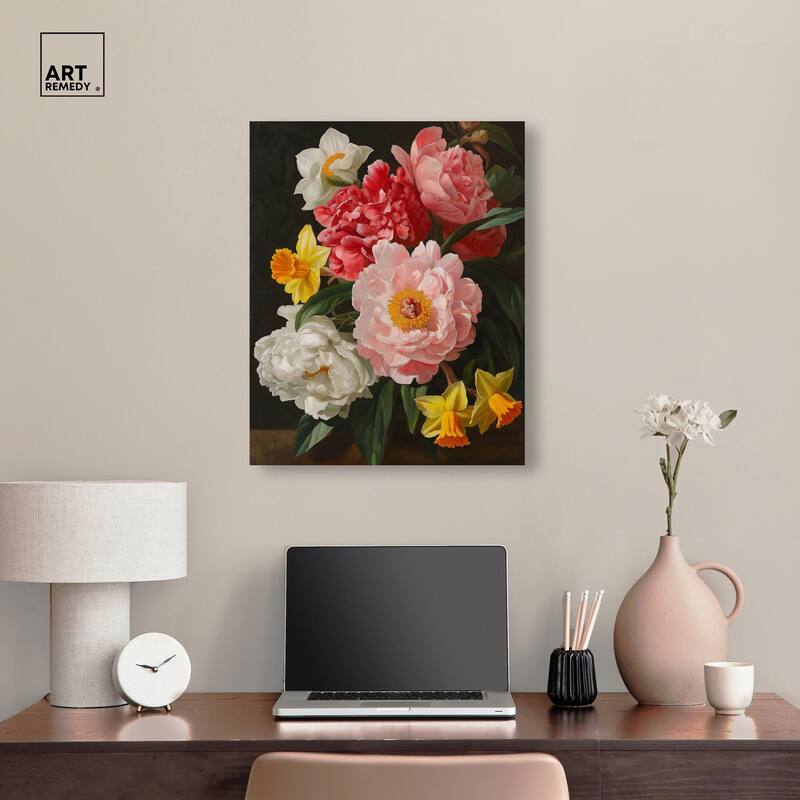 Garden's Glory Canvas by Art Remedy, Gallery Wrapped