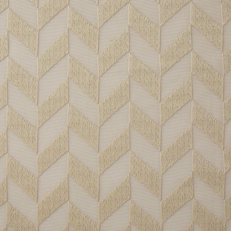 HLC.me Herringbone Lace Thick Semi Sheer Premium Grommet Top Window Curtain Panels Kids Room & Bedroom - Set of 2 Panels