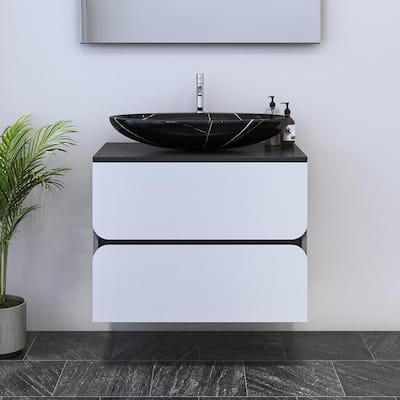 Azurro 2S 80 Floating Bathroom Vanity (32" Width)