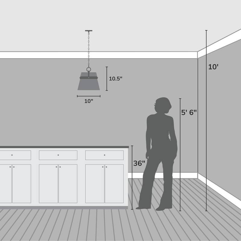 Hunter Ada Lee Alturas Gold 1 Light Pendant