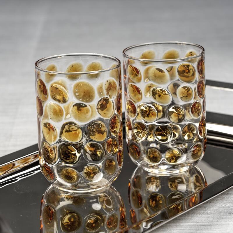 Abbeville Glass Tumblers, Set of 4