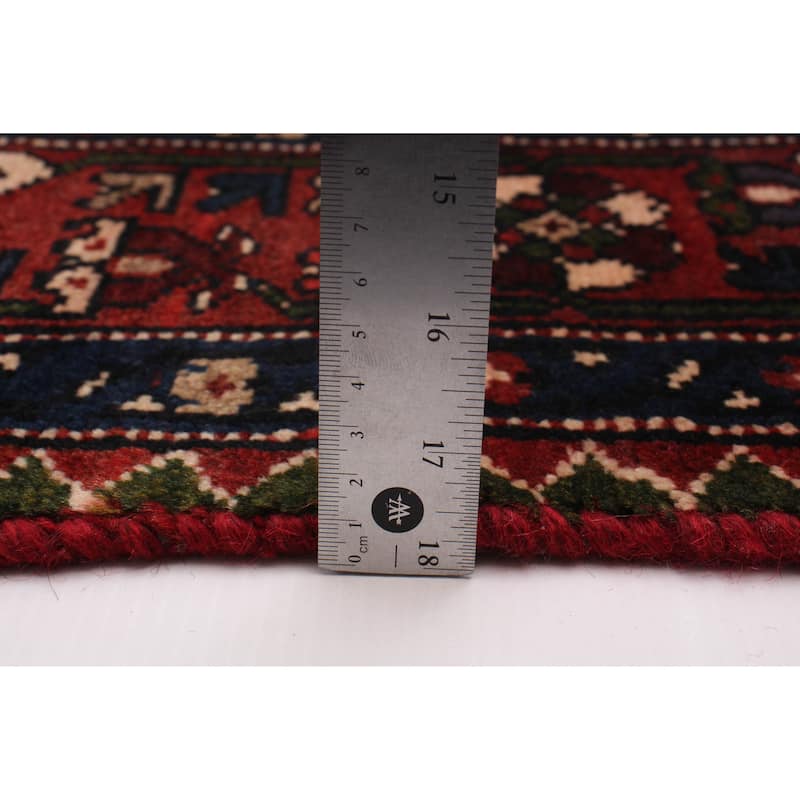 ECARPETGALLERY Hand-knotted Konya Anatolian Red Wool Rug - 4'5 x 6'10