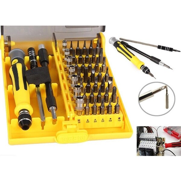 Screwdriver Set 45 in 1 Multi-Bit Kit iPhone Phone Laptop PC Repair Tools Torx