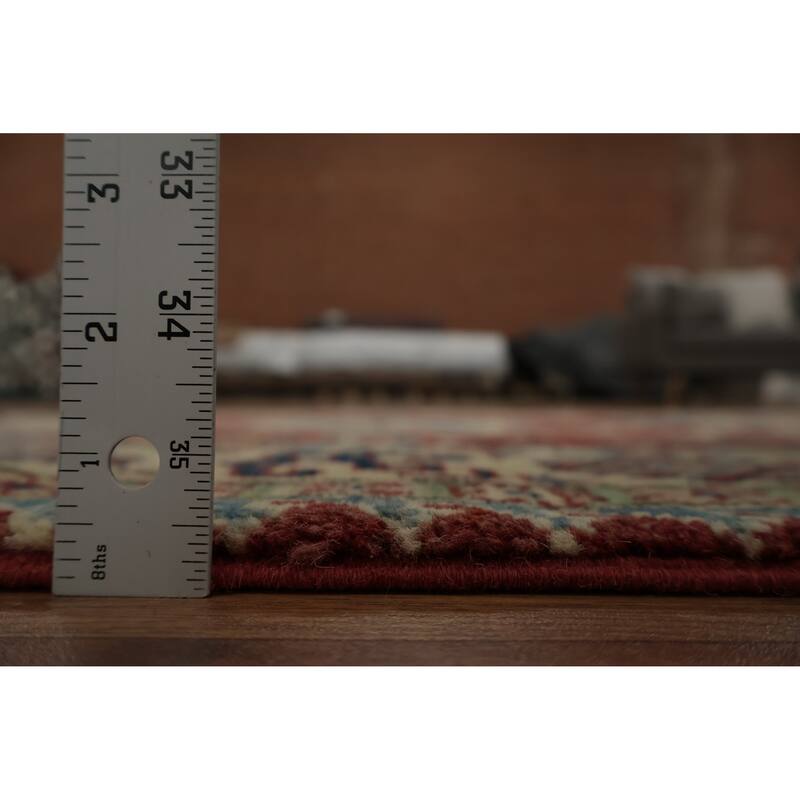 Hand Knotted Oriental 100% Wool Carpet Traditional Medallion Red Kazak Area Rug - 6' 5'' X 4' 0''