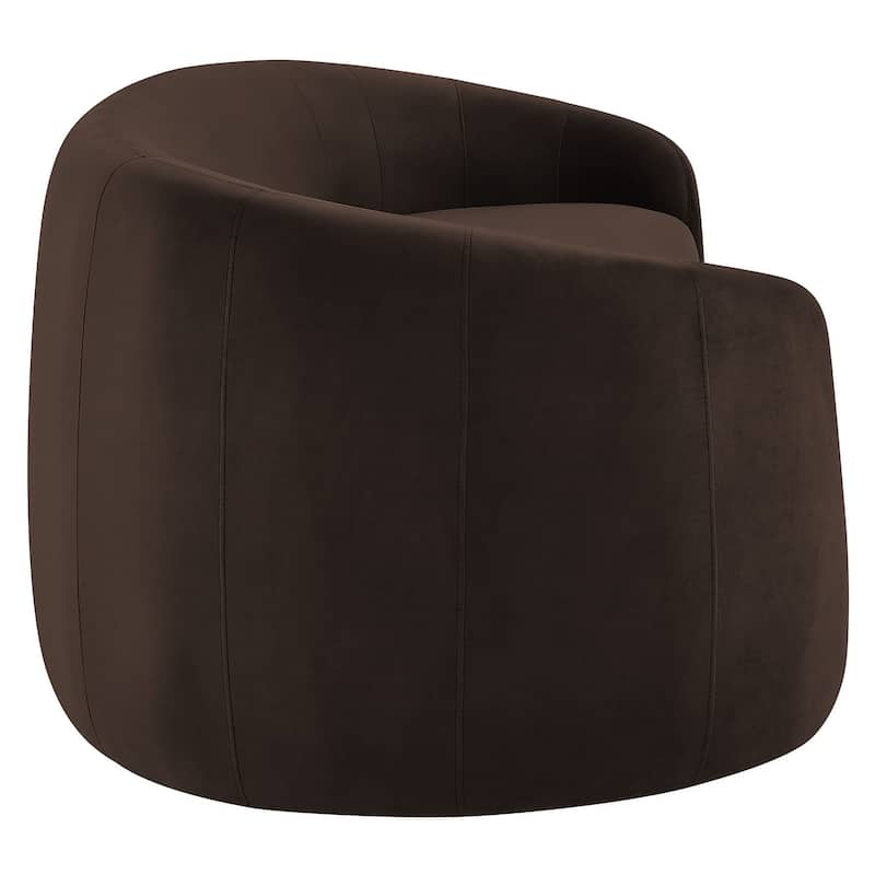 Contessa Curved Performance Velvet Sofa