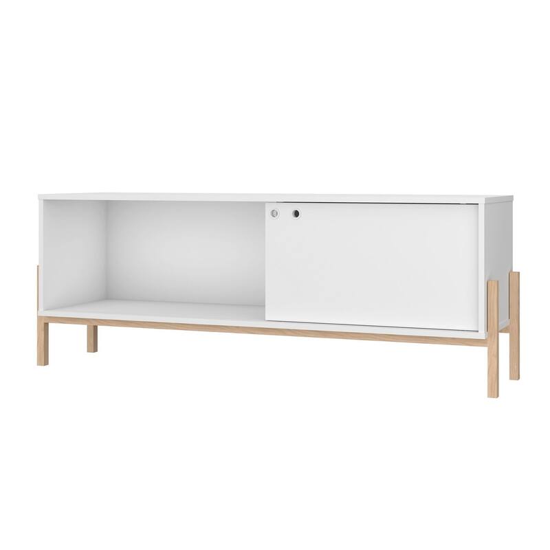 Manhattan Comfort Bowery 55.12 Media Console Cabinet