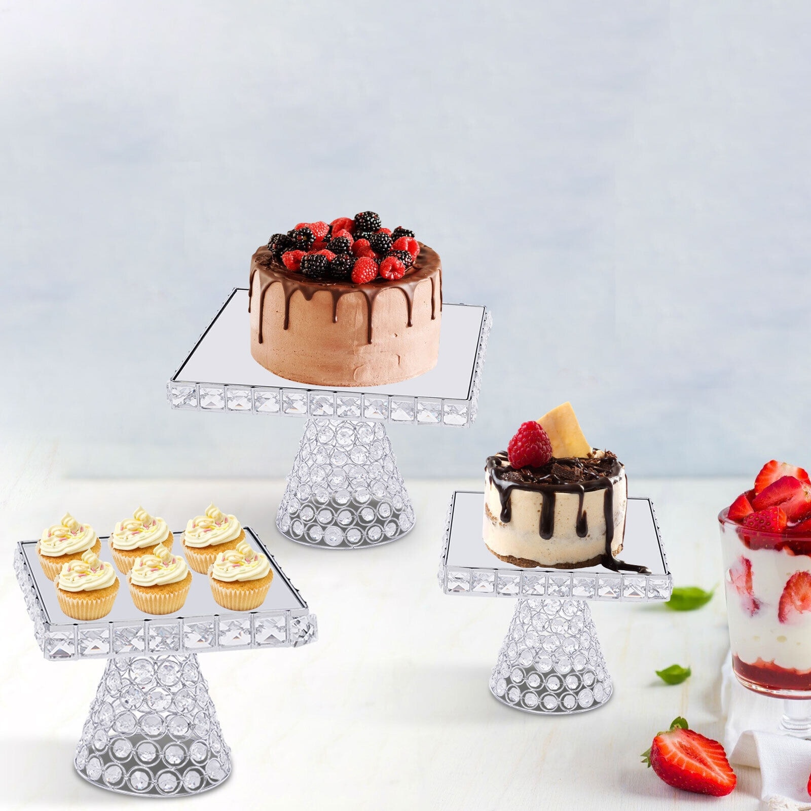 Bed bath and beyond cake outlet stands