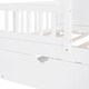 preview thumbnail 22 of 20, Full Size Wood House Bed With Twin Size Trundle