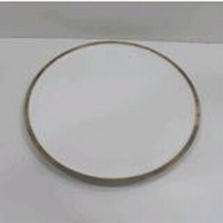 Lg Wooden Plate White Enamel & Natural Wood -ST - WHITE/NATURAL - Bed ...