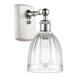 Option White and Polished Chrome / Clear