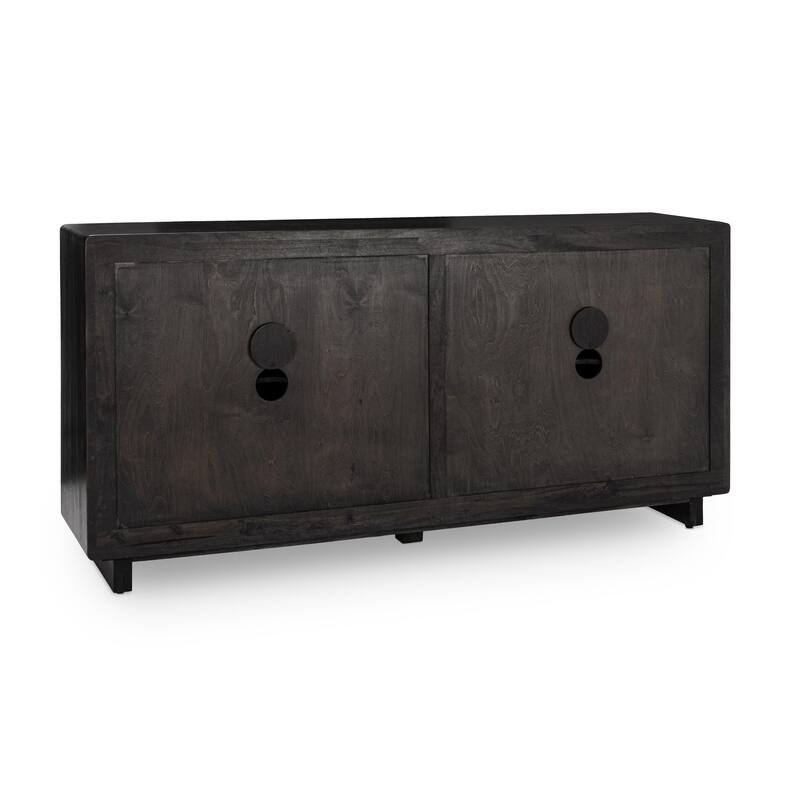 Classic Home Albero 4-Door Mango Wood Sideboard Buffet