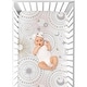 preview thumbnail 4 of 4, Sweet Jojo Designs Blush Pink, Gold, Grey and White Star and Moon Celestial Collection Fitted Crib Sheet
