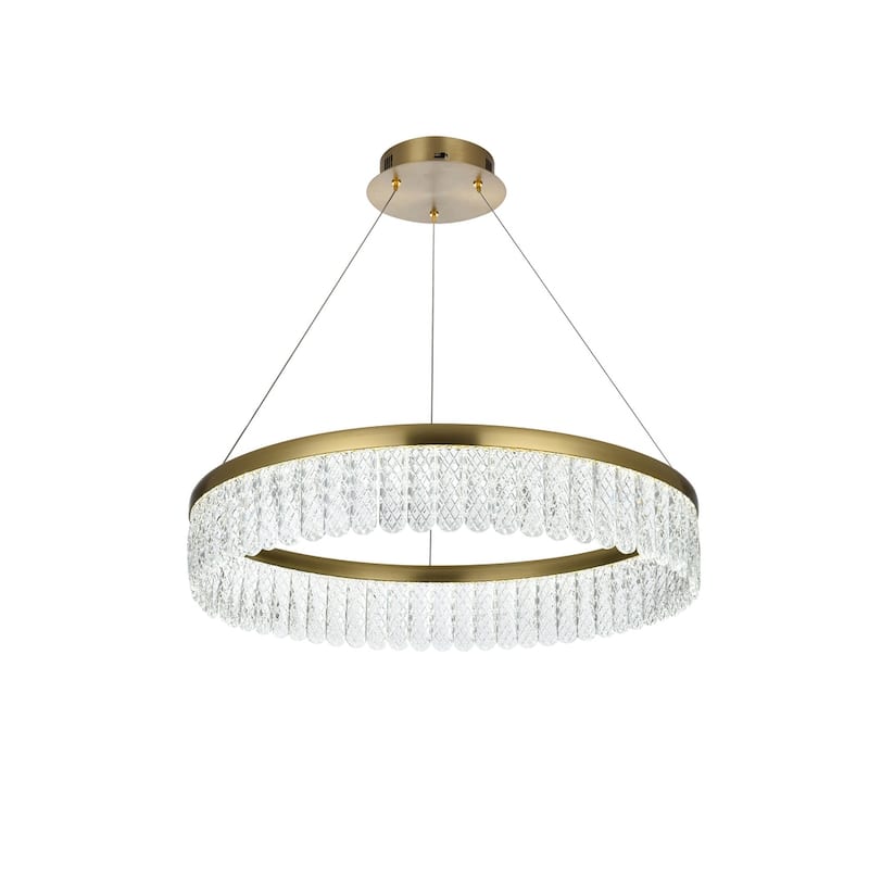 Indigo Home 24 inch Adjustable LED chandelier