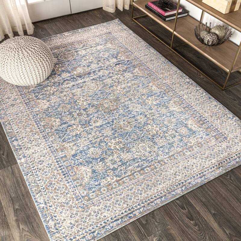 JONATHAN Y Xlendi English Country Argyle Area Rug