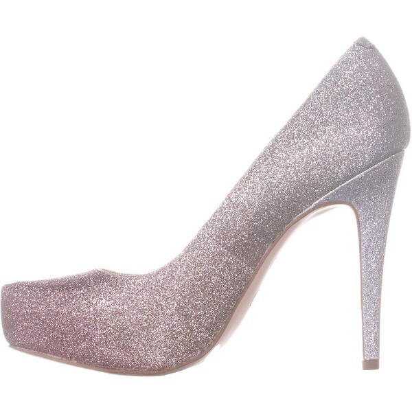 parisah ombre glitter platform pumps