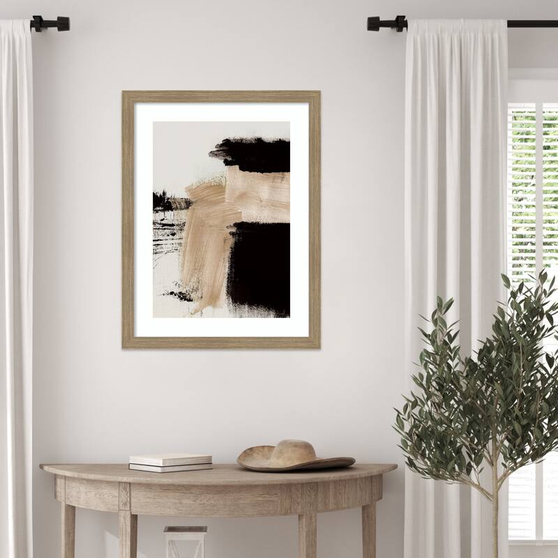 Path by Dan Hobday Wood Framed Wall Art Print