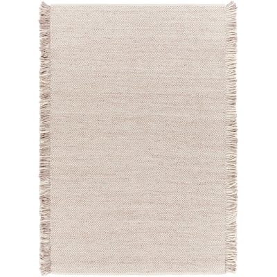 Surya Liam Outdoor Safe Modern Solid Fringe Area Rug