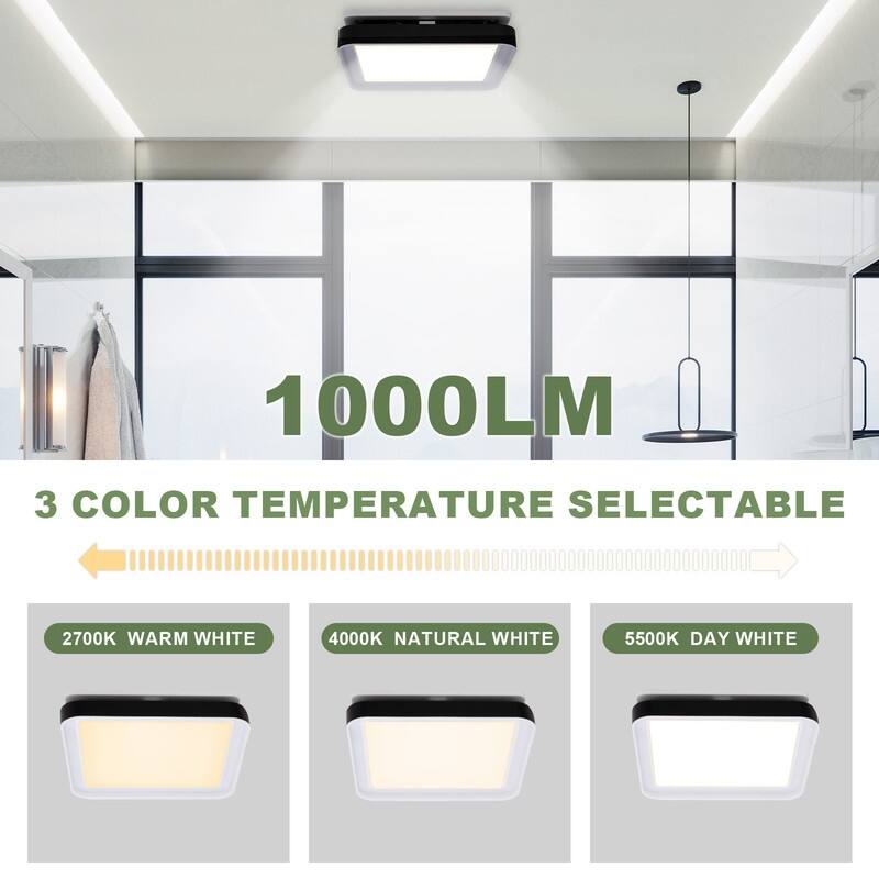 Akicon 100 CFM Bathroom Exhaust Fan with Light, DC Motor