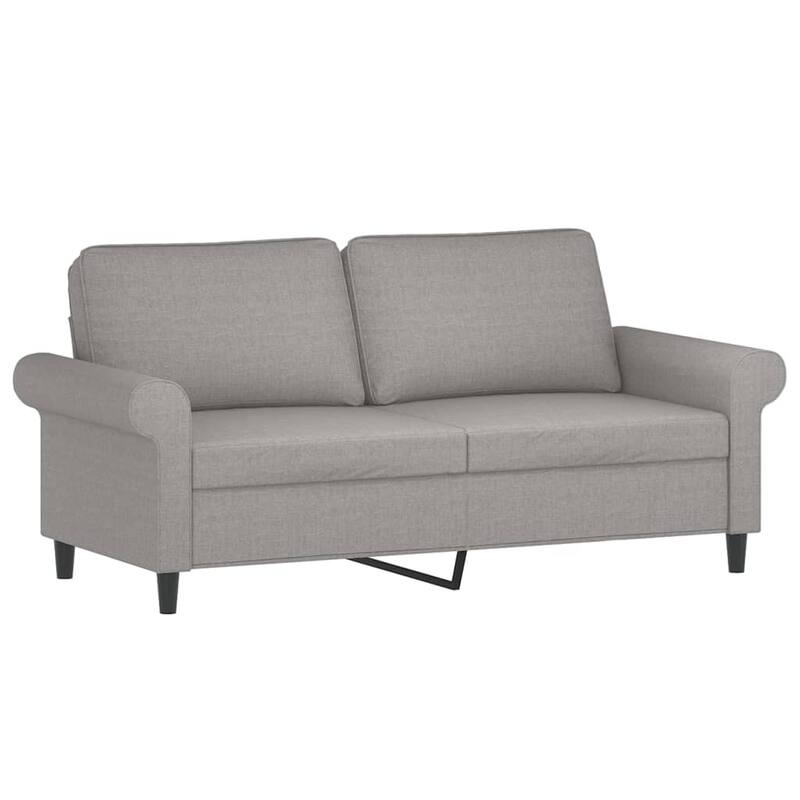 vidaXL Sectional Sofa Couch with Pillows and Cushions for Living Room Fabric