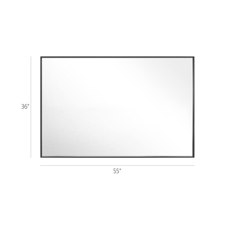Metal Framed Rectangle Bathroom Vanity Mirror Wall Mirror