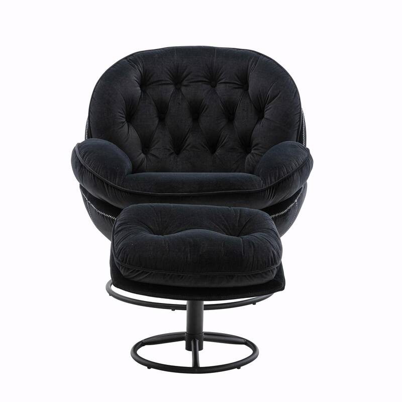 TV Chair Accent Chair for Living Room with Ottoman