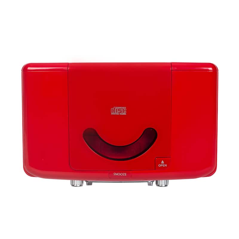 Corsair Alarm Clock Radio In Red