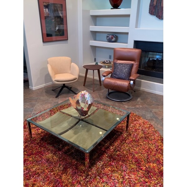 Shop Carson Carrington Sabro Mid Century Triangular Wood End