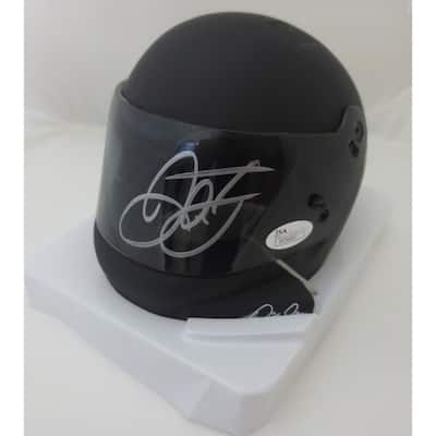Dale Earnhardt Jr Autographed NASCAR Auto Racing Signed Mini Helmet JSA COA - 8'6" x 11'6"