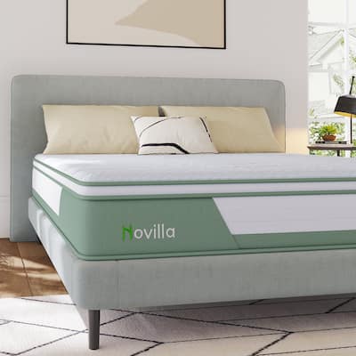 Novilla 12-inch Gel Memory Foam and Pocket Spring Hybrid Mattress